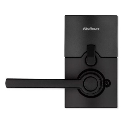 Kwikset SmartCode 917 Series Electronic Halifax Lever, Matte Black